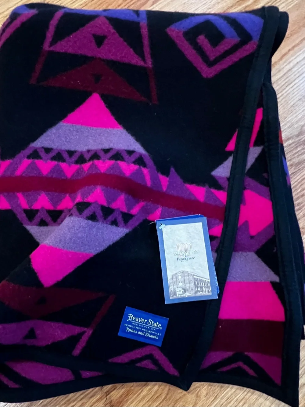 NWT Pendleton Beaver State Wool Blanket 80x86 (queen)